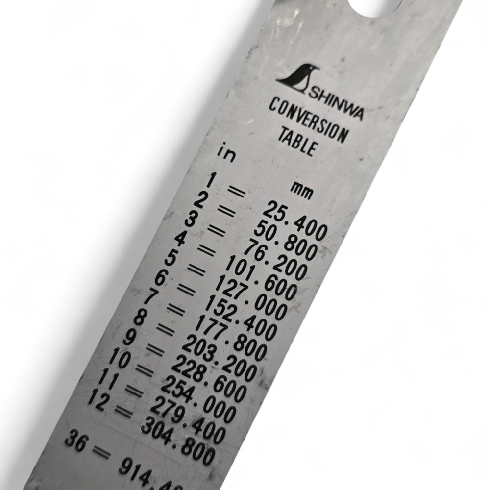 Shinwa 300mm Stainless Steel Metric Ruler Japan Precision Machinist Tool - Picture 7 of 8